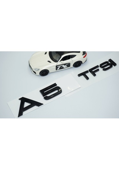 Audi A5 Tfsi Parlak Siyah Abs 3m 3d Bagaj Yazı Logo