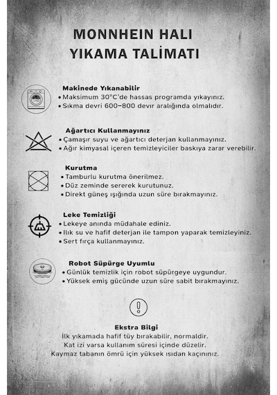 Kaymaz Taban Yıkanabilir Halı Mutfak, Salon, Yatak Odası İçin Modern Dijital Baskı Halı Slnhalı01 - 0001 Çok Renkli