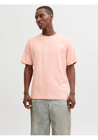 Jack & Jones Jack&jones Jornorrebro Emb Tee Ss Erkek T-shirt 12282892 Yavruağzı