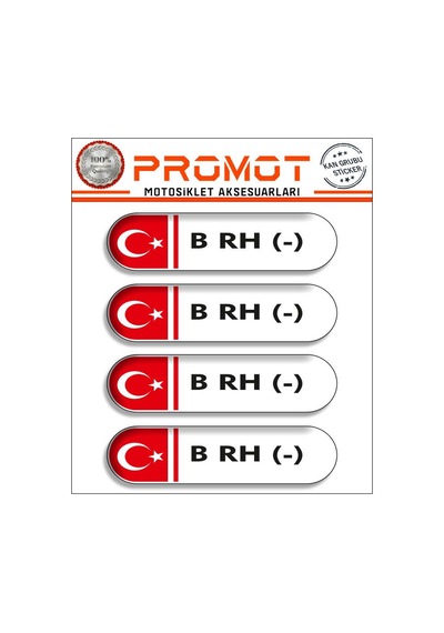 Kan Grubu 3d Sticker 4'lü Set 028 Diğer