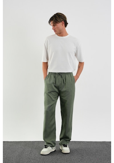 Redline Fate Erkek Baggy Rahat Pantolon Haki