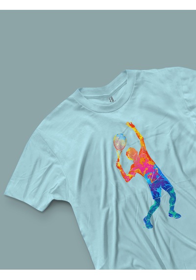 Fnbx Roger Federer Color Tennis T-shirt Turkuaz
