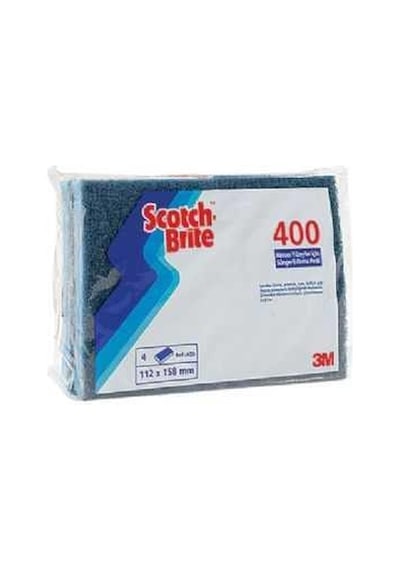 Scotch Brite 400 Mavi Hassas Yüzey Bulaşık Süngeri 4'lü