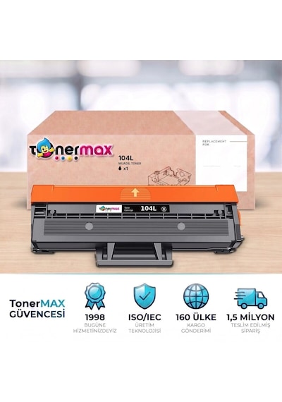 Samsung Scx-3200w Uyumlu Toner Çipli Mlt-d104l 2'li 2.500 Sayfa