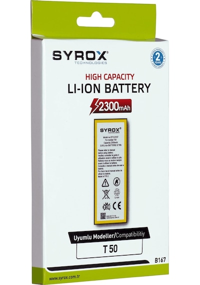 Syrox Turkcell T50 Batarya B167