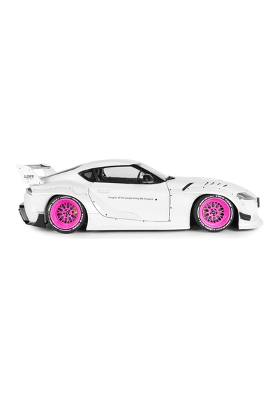 Solido S1815502 1/18 Toyota Gr Supra Lıberty Walk Body Kıt Whıte Pınk 2025