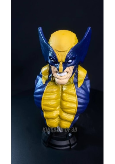 Wolverine Büst, X-men Figür, Marvel Comics, Marvel Heykel