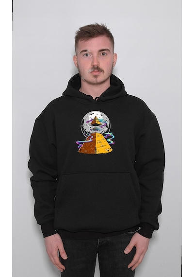 Mısır Piramit Uzay Gemisi Cosmos Space Egypt Sweatshirt Unisex Kapüşonlu Hoodie 001