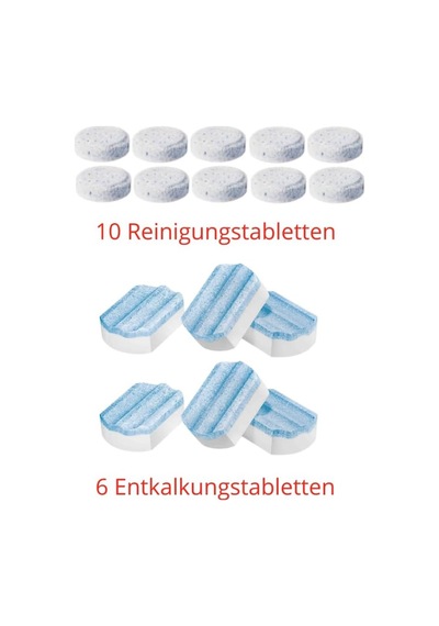 Siemens Tz80001 10 Reinigungstabletten + 6 Entkalkungstabletten T