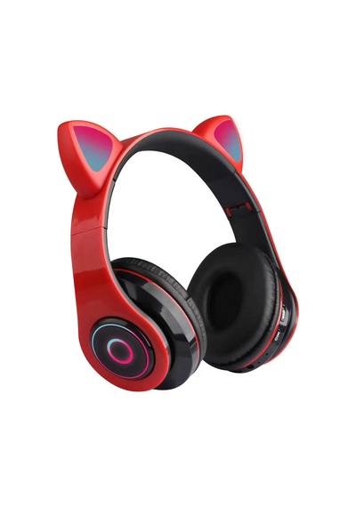 Bluetooth 5.0 Kafaüstü Kedi Kulaklık