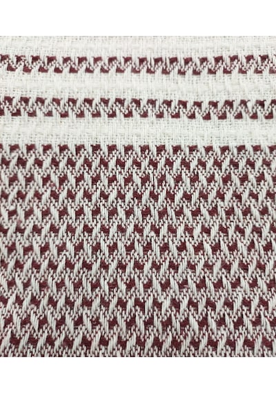 Pamuklu Kaymaz Hasır Dokuma Koltuk Örtüsü 180x220 - Bordo