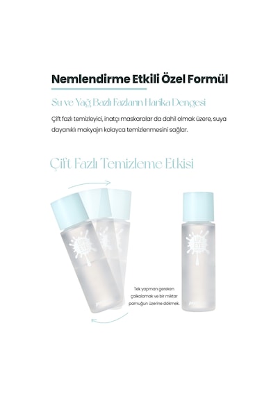 Peripera Hyalüronik Asit İçerikli Göz ve Dudak Makyaj Temizleyici 100 ML