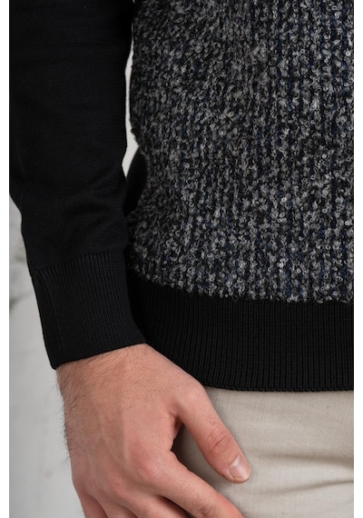 Nehir By Faruk Ülker Sıfır Yaka Regular Fit Erkek Triko Kazak (516906421)