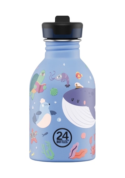 Kids Bottle Ocean Friends Paslanmaz Çelik Çocuk Su Matarası 250 Ml Renkli