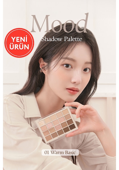 Dasique Mat Ve Işıltılı Tonlardan Oluşan 20 Renkli Far Paleti Mood Shadow Palette 01 Warm Basic 01 Warm Basic