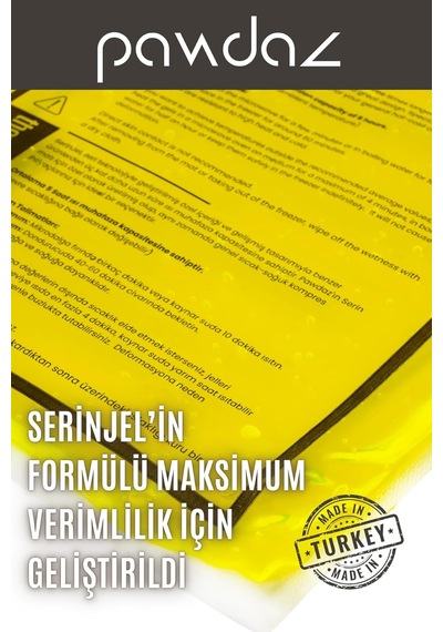 Pawdaz Serinjel X 2 - Soğuk Sıcak Kompres 26x35 Cm - 5 Saat Isı Muhafazası