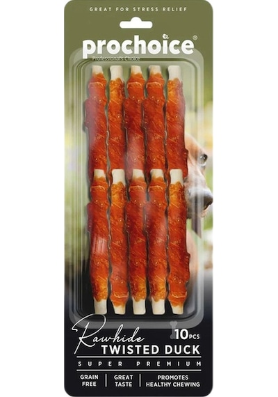 Rawhide Twisted Ördekli Köpek Ödül Maması 10'lu