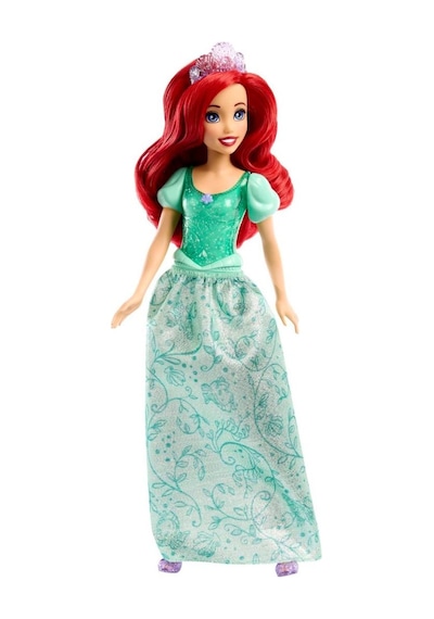 Ariel Model Bebek Kız Çocuklar İçin Parıltılı Kıyafet Ve Aksesuarlarla Disney Prenses