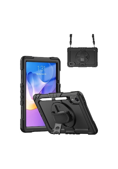 Xiaomi Redmi Pad 2 11 İnç 2025 Tablet Kılıfı Askılı Standlı Defender Yüksek Koruma Zırh Kapak