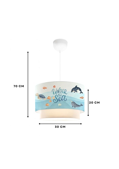 Homing Under The Sea Çocuk Odası Sarkıt 242359 Mavi