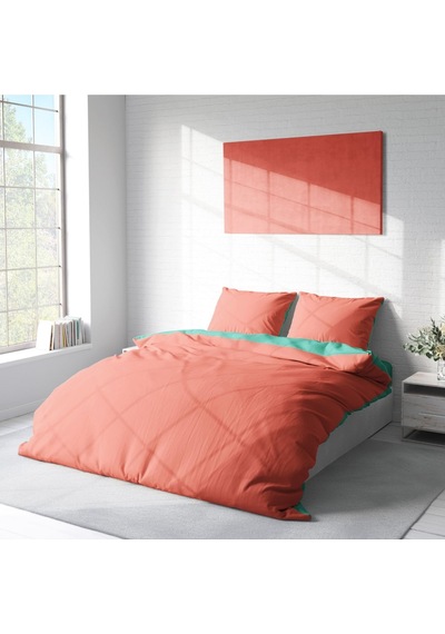 Monohome Deluxe Çift Taraflı Pamuk Ranforce Çift Kişilik Nevresim (531172106) Çok Renkli