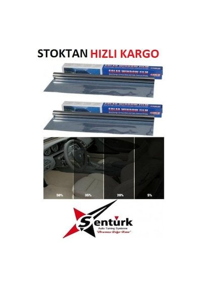 Cam Filmi 6 Mt X 50 Cm. Ebat Anında  Fiat Punto-