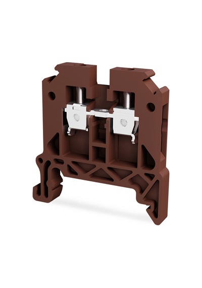 Tbloc Tbl 2,5mm Kahverengi Vidalı Tek Katlı Klemens