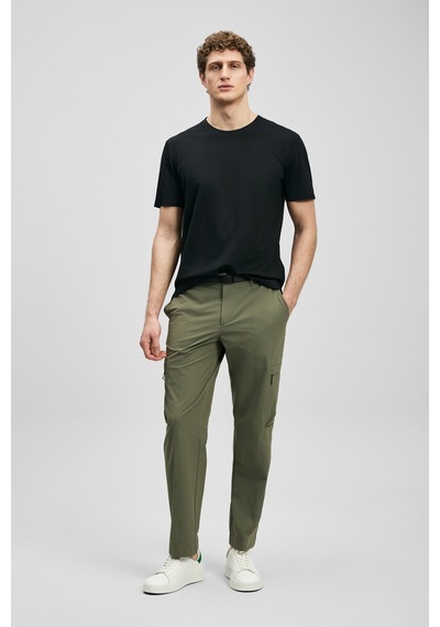 Lufian Erkek Fınto Modern Grafik T-shirt 111020323 Siyah