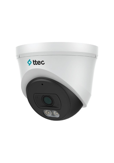 Ttec Ipdp-4330m-m/sl-lıte 4mp 2.8mm 30mt Dahili Sesli H265+ Ip67 Smart Led Ip Dome Kamera