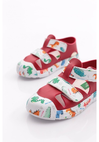 Benetton Bn-1410 Çocuk Sandalet Kırmızı