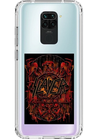 Xiaomi Redmi Note 9 Uyumlu Şeffaf Kılıf Slayer Tasarımlı