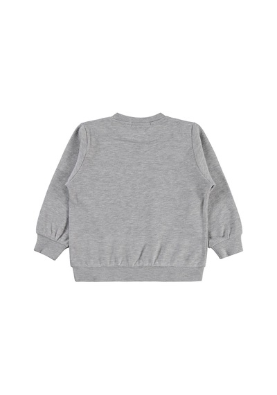 Civil Boys Astronot Baskılı 2-5 Yaş Sweatshirt Km - Gri Grimelanj