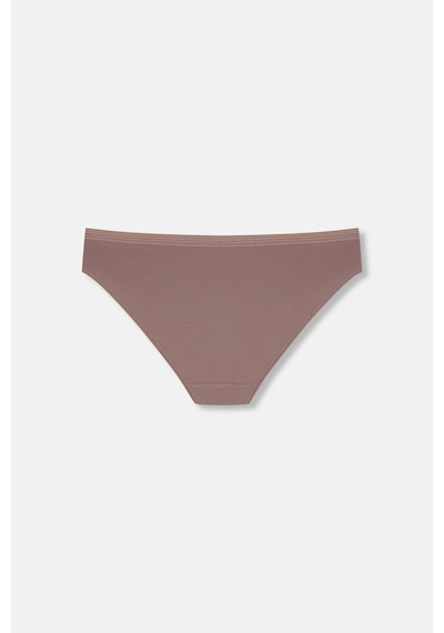 Suwen 3lü Pamuklu Dantelli Slip Külot St005160140 Ekru / Vizon / Pembe