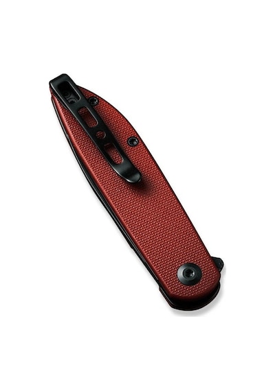 Sencut Bocll Iı Flipper Knife Burgundy Black Blade G10 Handle Kamp Çakı Bordo