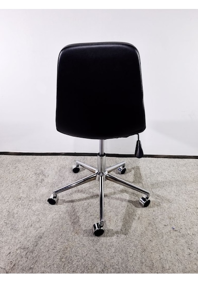 Bintaşmobilya Siyah Deri Rahat Ofis Toplantı Sandalyesi