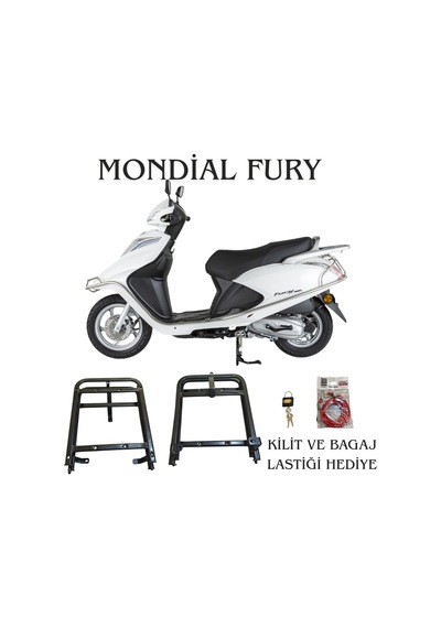 Mondial Fury Kızaklı Kurye Paket Çanta Demiri