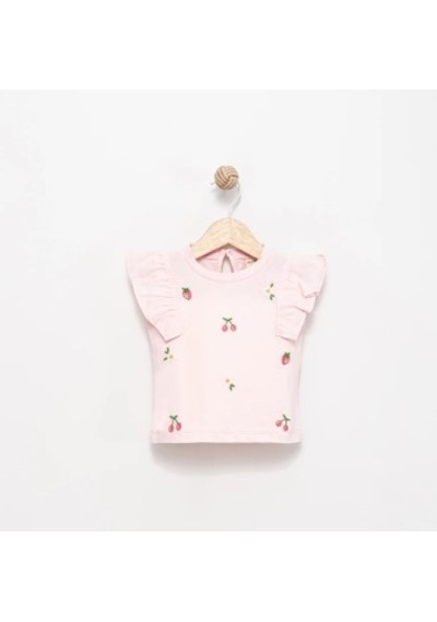 Babydoll T-shirt Divo Açık Pembe
