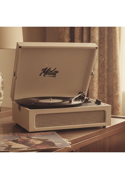 Midex Mtx-420wh Nostaljik Bluetooth Pro Pikap Plakçalar Şarjlı 3 Devirli