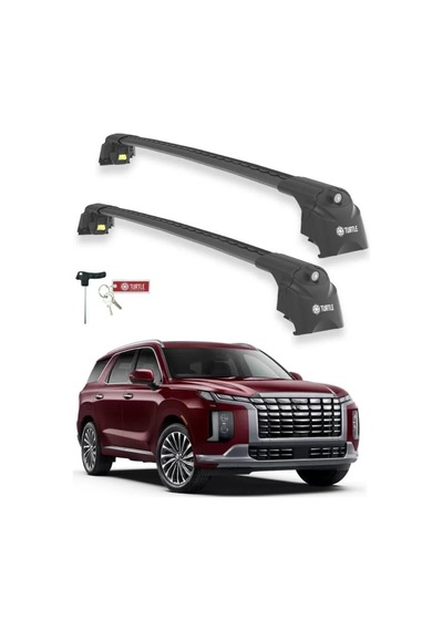 Turtle Hyundai Palisade Lx2 2020-2025 Ara Atkı Air2 Siyah