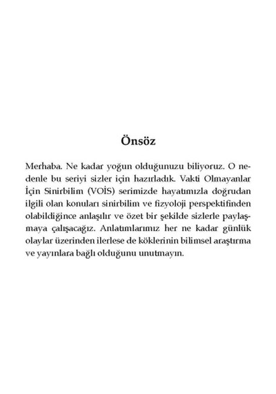 Dopamin Ve Beyin Kimyası Üzerine Bilgilendirici Bir Çalışma