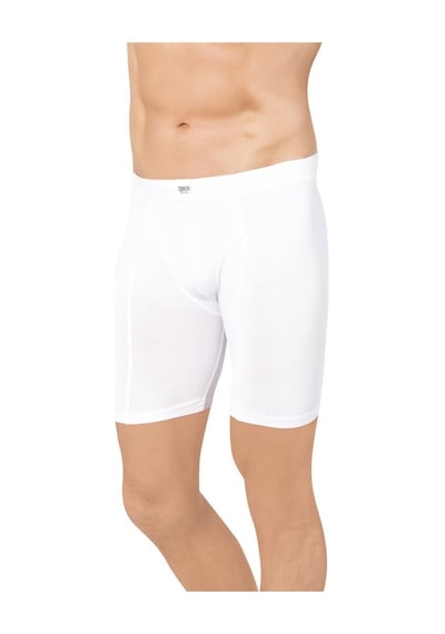 6 Lı Paket Donex Erkek Uzun Likralı Boxer 2367 Beyaz