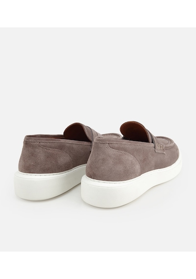 Hotiç Erkek Süet Deri Bej Kalın Tabanlı Günlük Loafer 02ayh319410a450 02ayh319410a450