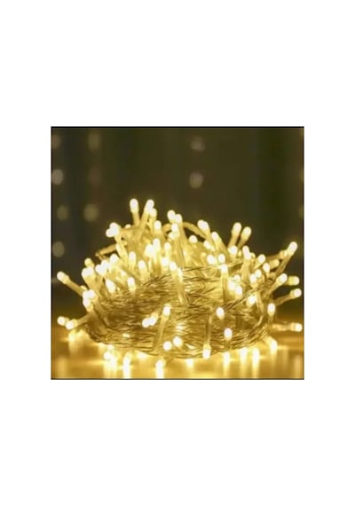 Herşeytrend 10m 100 Led Damla Uçlu Gün Işığı Şeffaf Kablo Çok Renkli