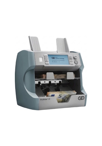 Giesecke+devrient Pronote 1.5 Gen4 Banknot Sayma Makinesi, 25 Ülke Para Birimi Sayar