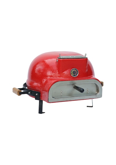 Kamado Pizza Fırını Kırmızı Kırmzı