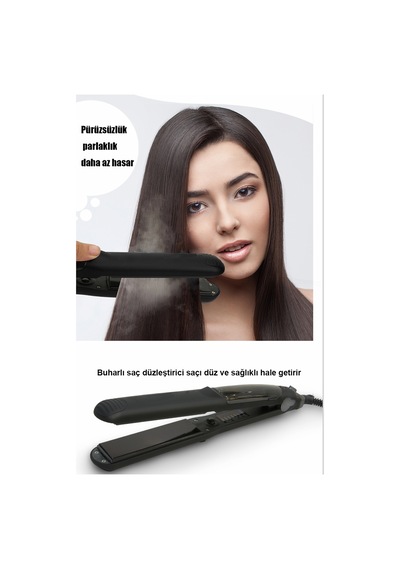 Beauty Steam Style Hair Buharlı Saç Düzleştirici Ve Şekillendirici