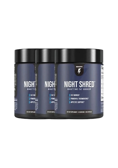 Innosupps Night Shred 3 Adet Adet Nighttime Fatburner Tvıpof-92-4:0395 60 Caps