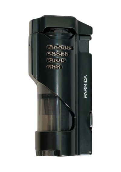 Parmida 3 Torch Pürmüz Delicili Siyah Metal Puro Çakmağı - Tr9517
