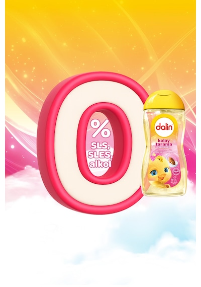 4 Adet Dalin Şampuan Kolay Tarama 200 Ml