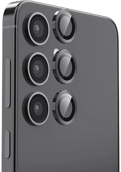 Samsung  Galaxy Uyumlu   S25 Plus Raze Metal Kamera Lens - Siyah